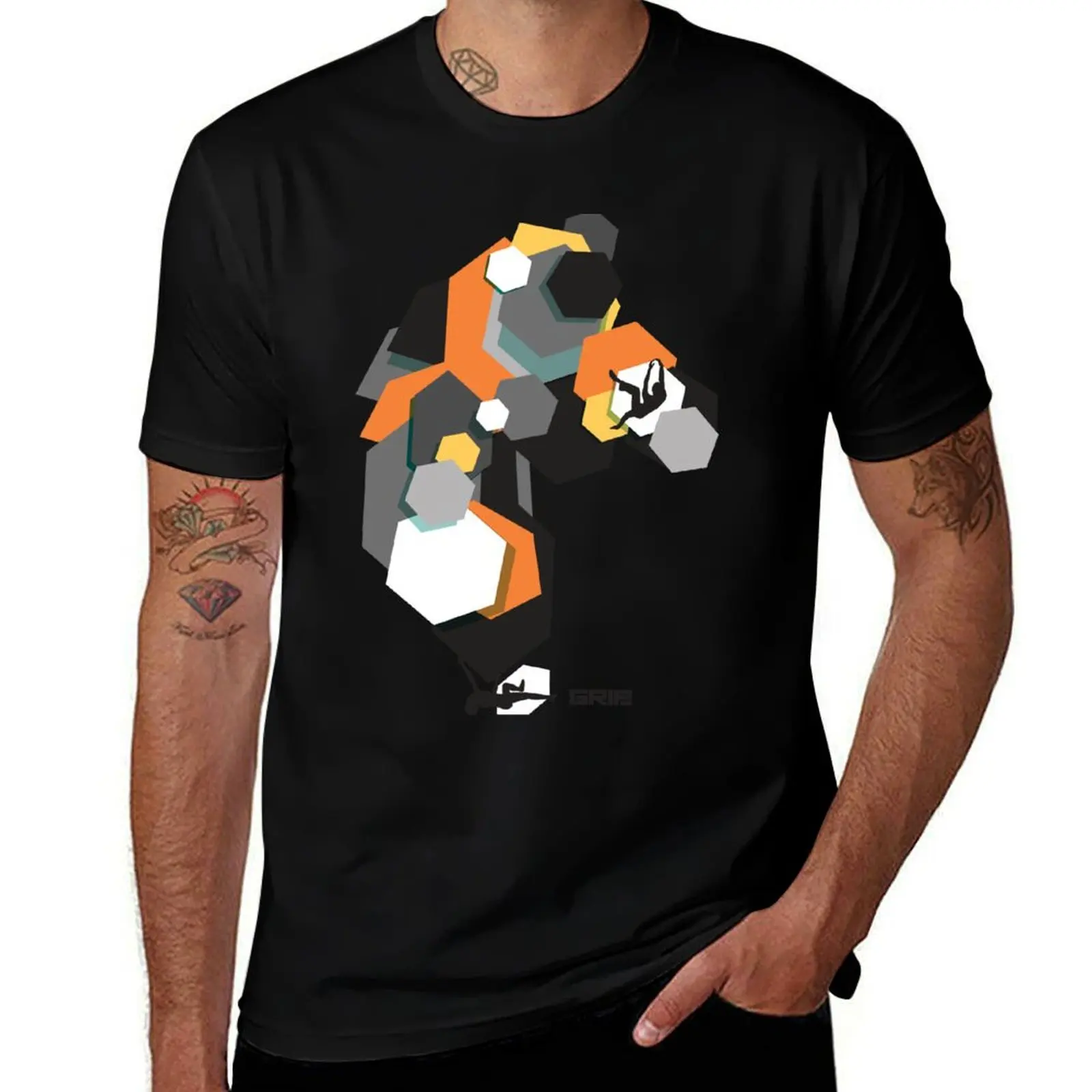 Hexa T-Shirt Everyday Wear Basic Short Sleeve Top T-Shirt