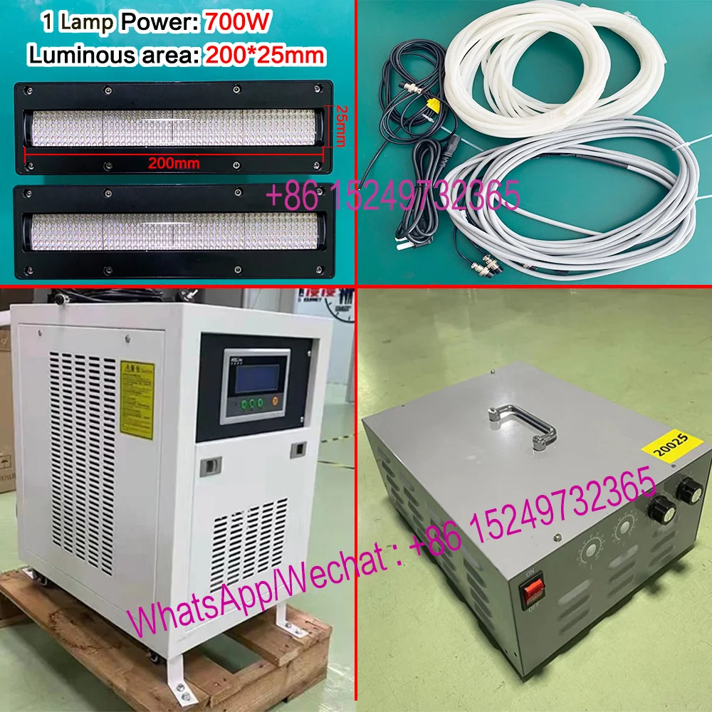 

UVLED Curing Lamp Screen Printing, Inkjet, Dispensing, Medical Ink Drying Curing Lamp, UV Flatbed Printer Water-Cooled Light