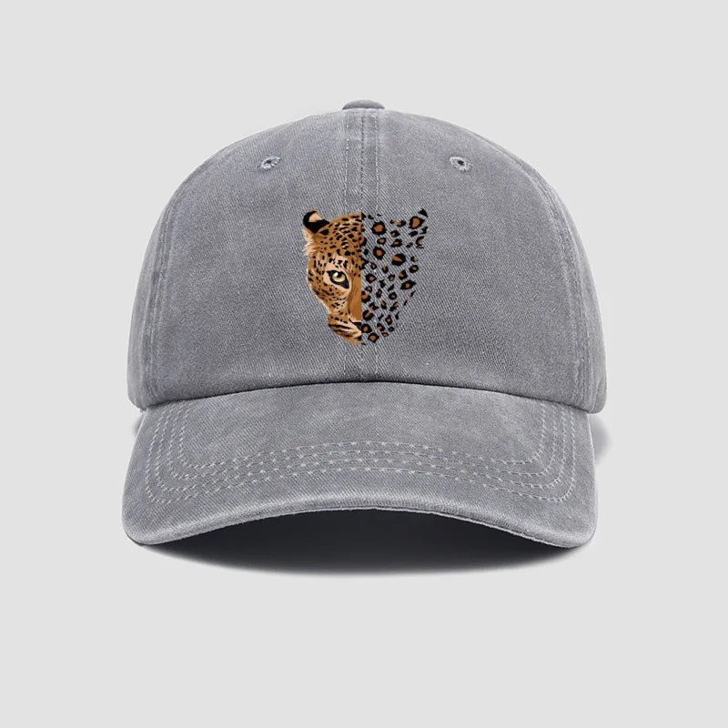 Modische Baseballkappe mit Leopardenmuster - Verstellbares Leopardenmuster-Design, Perfekt für Freizeitausflüge und Sportaktivitäten – Detail 6
