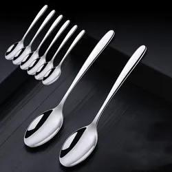 6 Pcs LFGB Certificate 316 Stainless Steel Dinner Spoon Luxury Classical Family Restaurant Ladle Flatware Cutlery for Banquet