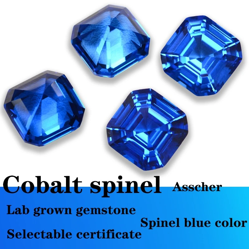 Kobalt-Spinel Künstliche Edelsteine Rechteckige Kissenform mit Zertifikat Mehrere Formen Wählbar – Detail 7