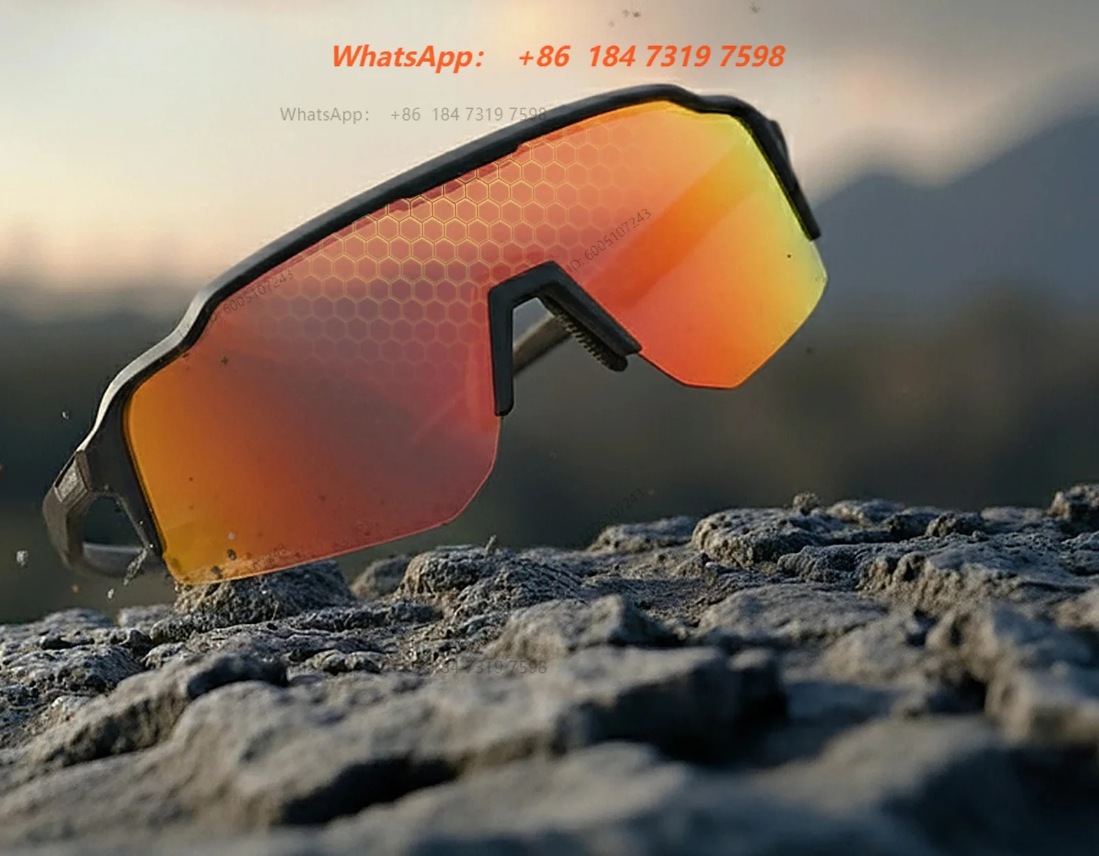 CG03 Cycling Glasses Running Hiking Fishing Sport Sunglasses Full Revo HD Polarize Lens UV400 Protection TR90 Frame