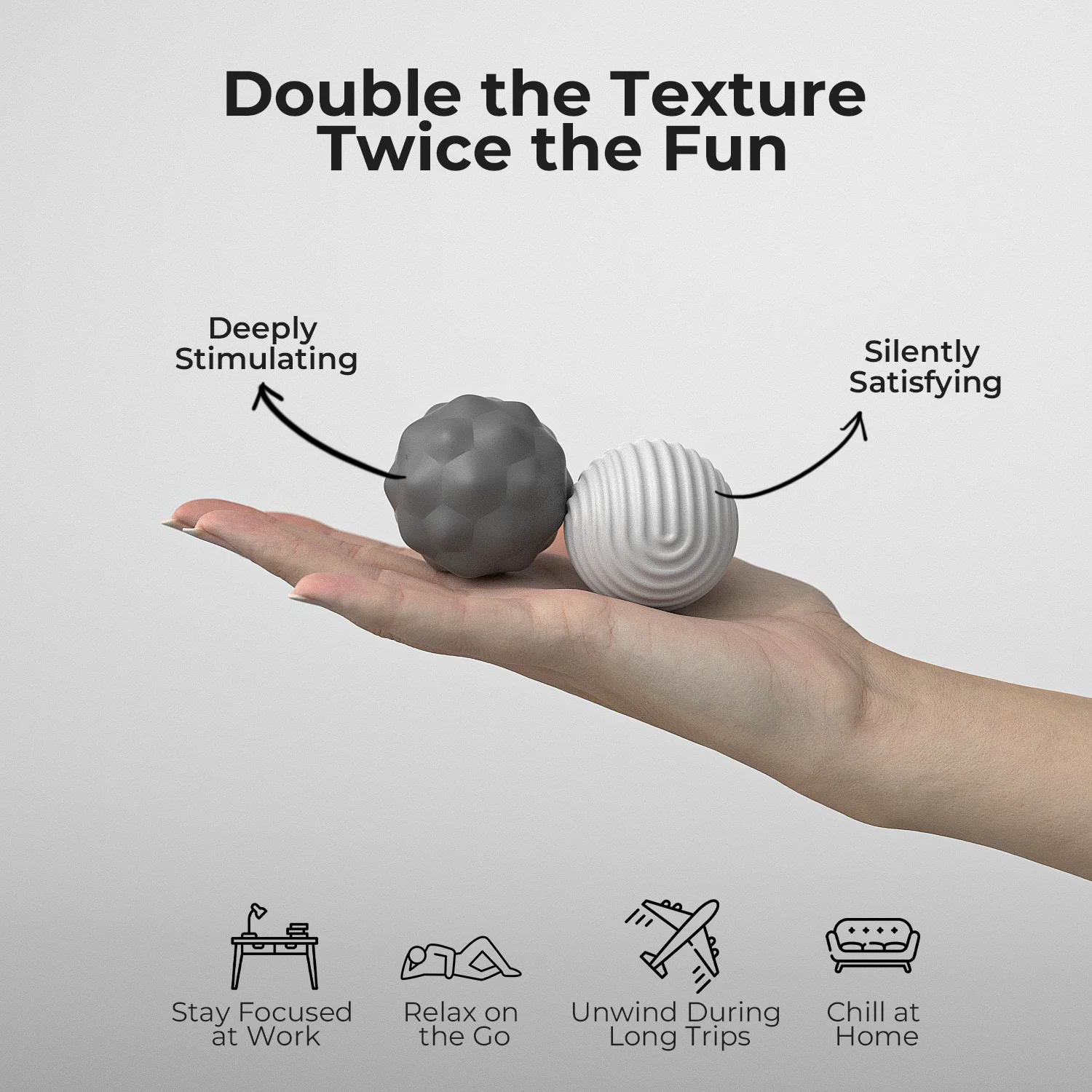 ขนาดใหญ่ขนาด Magnetic Sensory ลูกบอลซิลิโคนเด็กออทิสติก Fidgeting กังวล Ball ผู้ใหญ่ Office Decompression ของเล่นปลายนิ้วกิจกรรมของเล่น