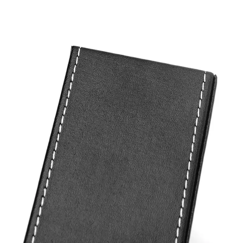 PU Leather Square Cocktail Napkin Holder Tissue Box Paper Serviette Dispenser Ba 87HA
