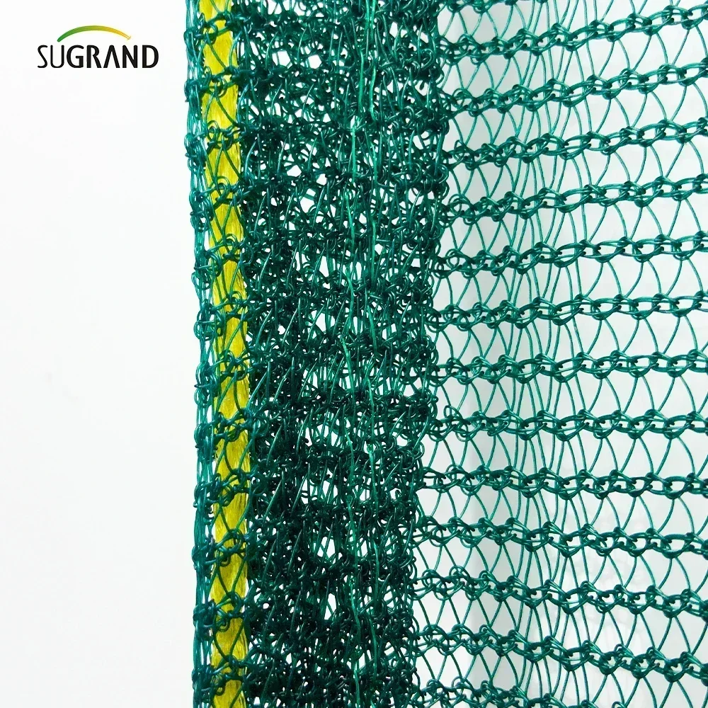 HDPE 80G Tree Net To Catch Falling Fruit Bright Green Olive Net