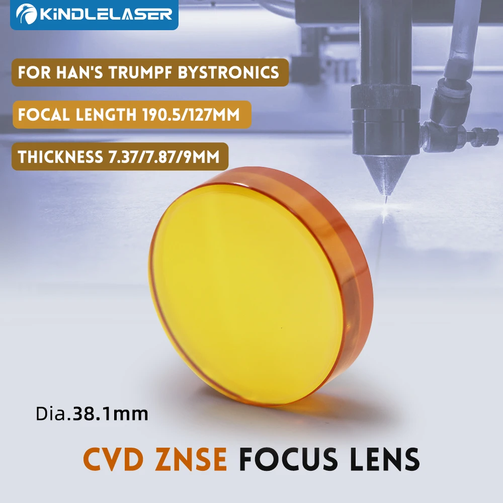 CVD ZnSe Focus Lens Dia. 38.1mm FL 127 190.5mm 5\