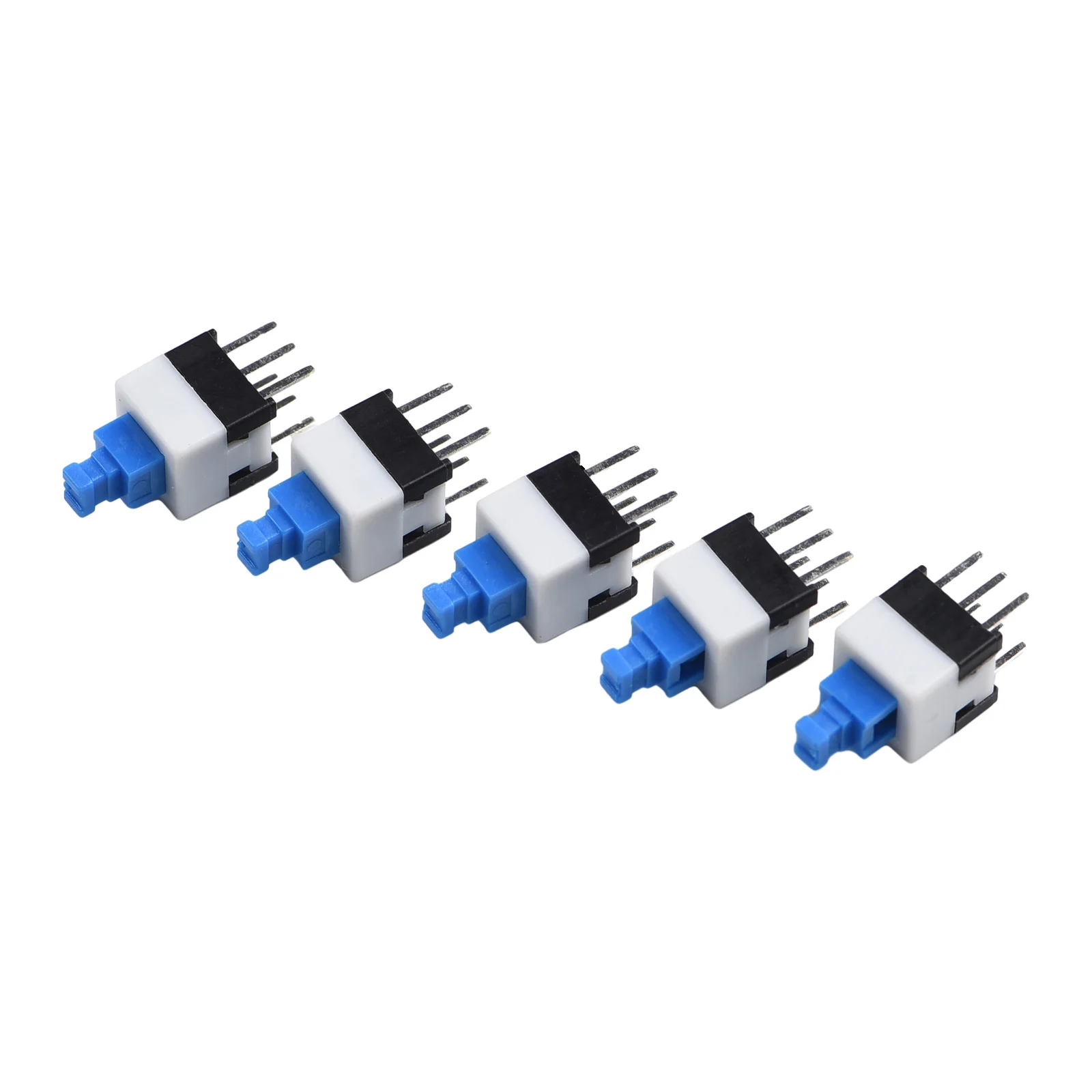 Tactile Power Switch Push-button Switch Parts Self-locking Stable 10000 Times 5.8/7/8/8.5 6Pin DC12V0.1A 10PCS
