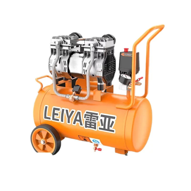 

Небольшой воздушный насос, безмасляный воздушный компрессор, 30 л, бесшумный деревообрабатывающий портативный насос для промывки распылением краски