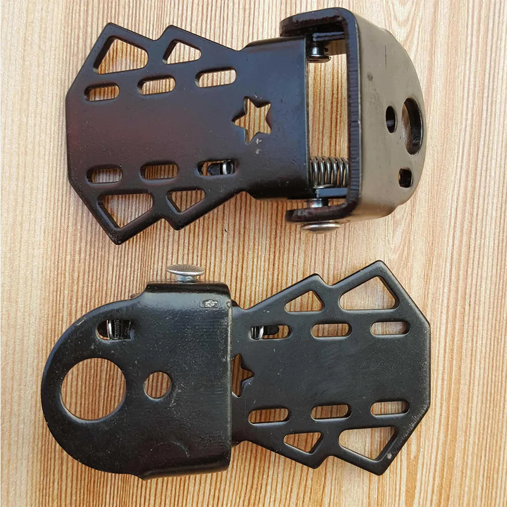 

2Pairs Thicken Steel Folding Rear Seat Pedal Footrest Comfortable Bike Footrest Suitable for Mountain Bikes Bikes