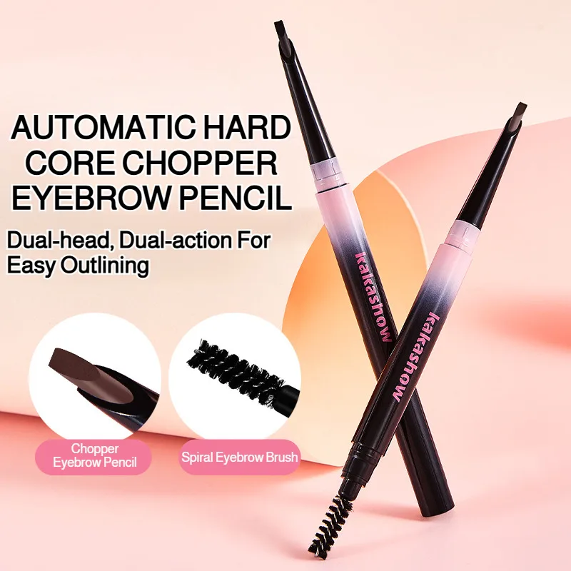 Antistaining Eyebrow Makeup Eyebrow powder Care Natural skin tone Eyebrows Easily outline wild eyebrows Dualended Eyebrow Pencil