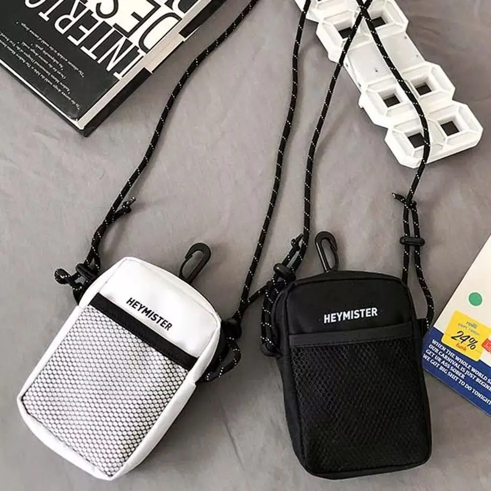 حقيبة كتف الموضة للرجال أكسفورد القماش فتاة المرأة حقيبة محفظة صغيرة محفظة الهاتف الخليوي الصغيرة في الهواء الطلق الخصر حزمة مع حلقة تسلق #4