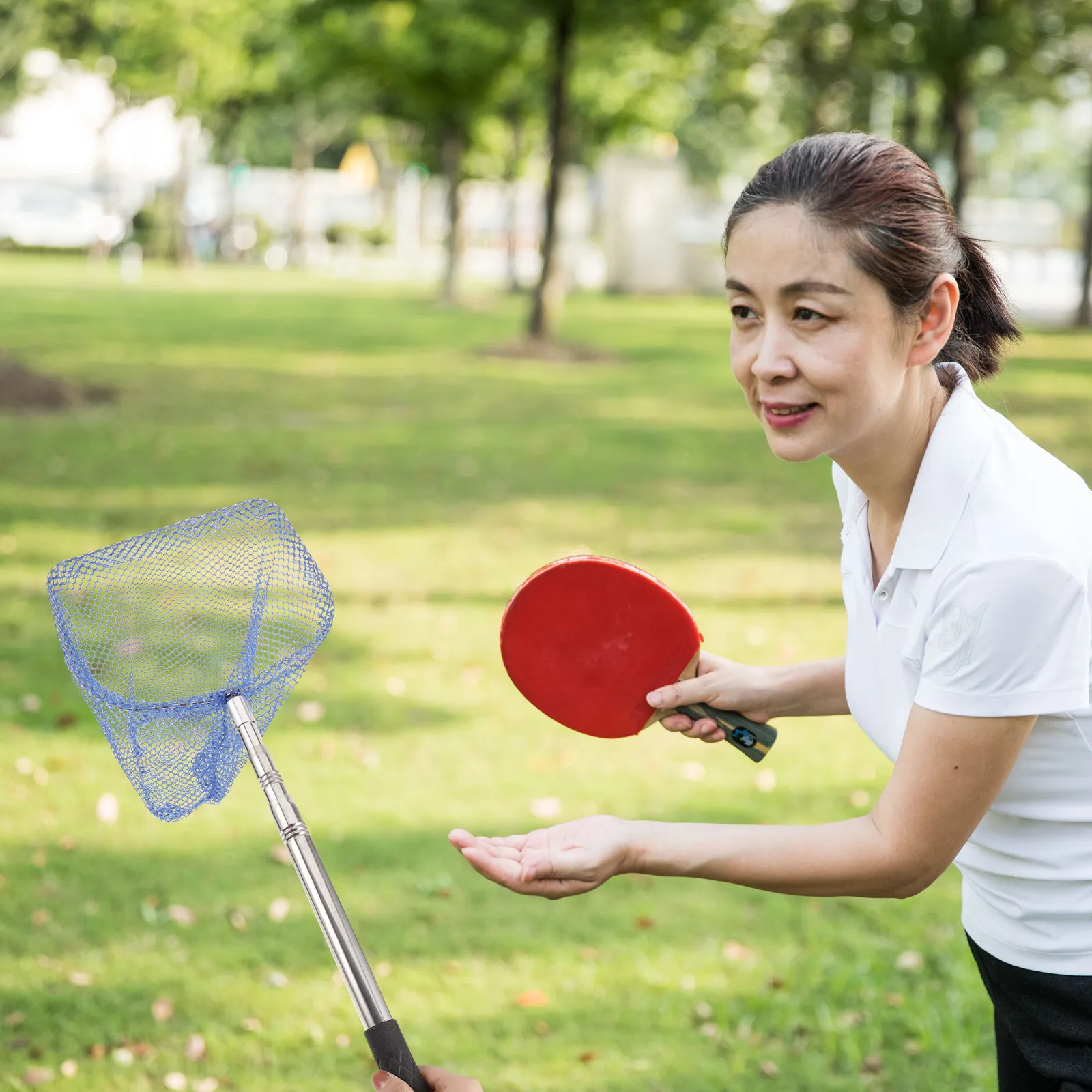 

Telescopic Portable Ball Picker Upper for Table Tennis Tennis Golf Balls Retractable Lightweight Design Large Capacity Ball