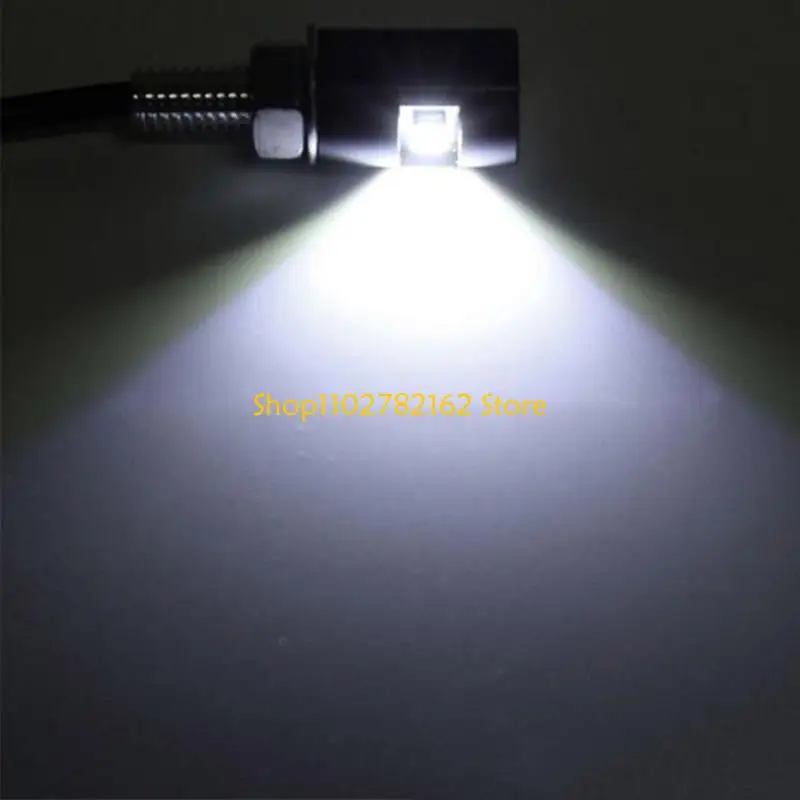 

547B 12V LED Universal Car Motorcycle License Number Plate Screw Bolt Light Bulb Lamp Motorbike Accessories