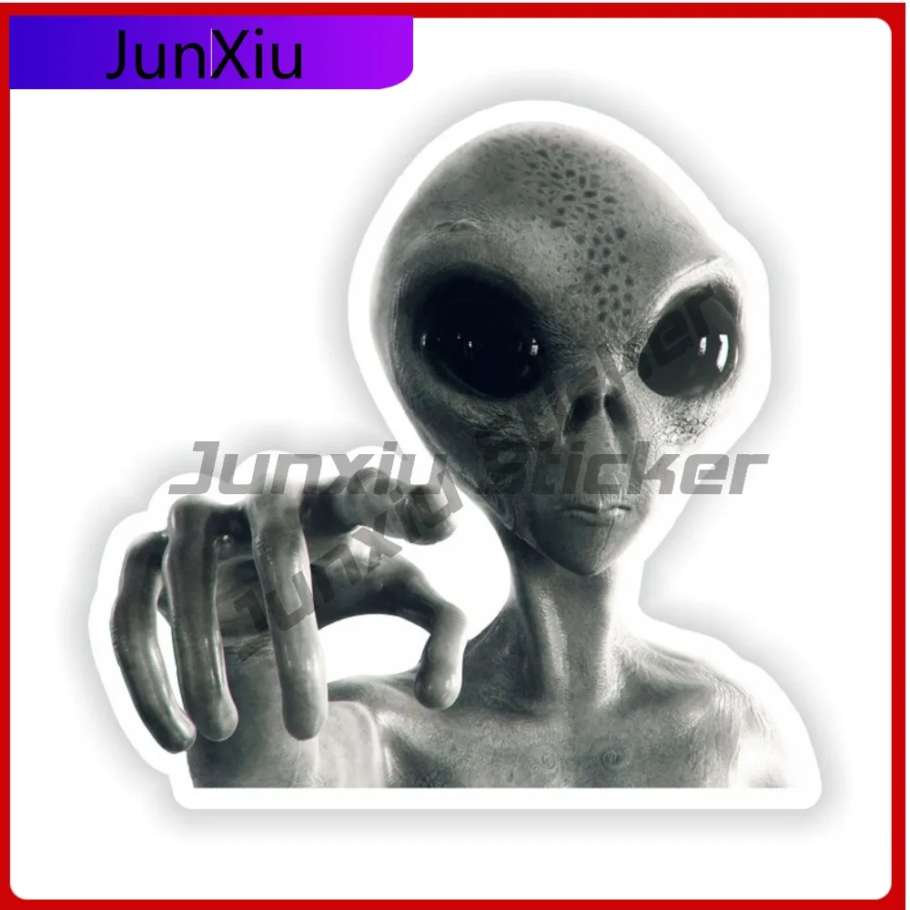 

Alien Sticker Space Ufo Vinyl Graphic Stickers Custom Vehicle Car Decals Window Suv Ebike Funny Decorations Sticker Accessories