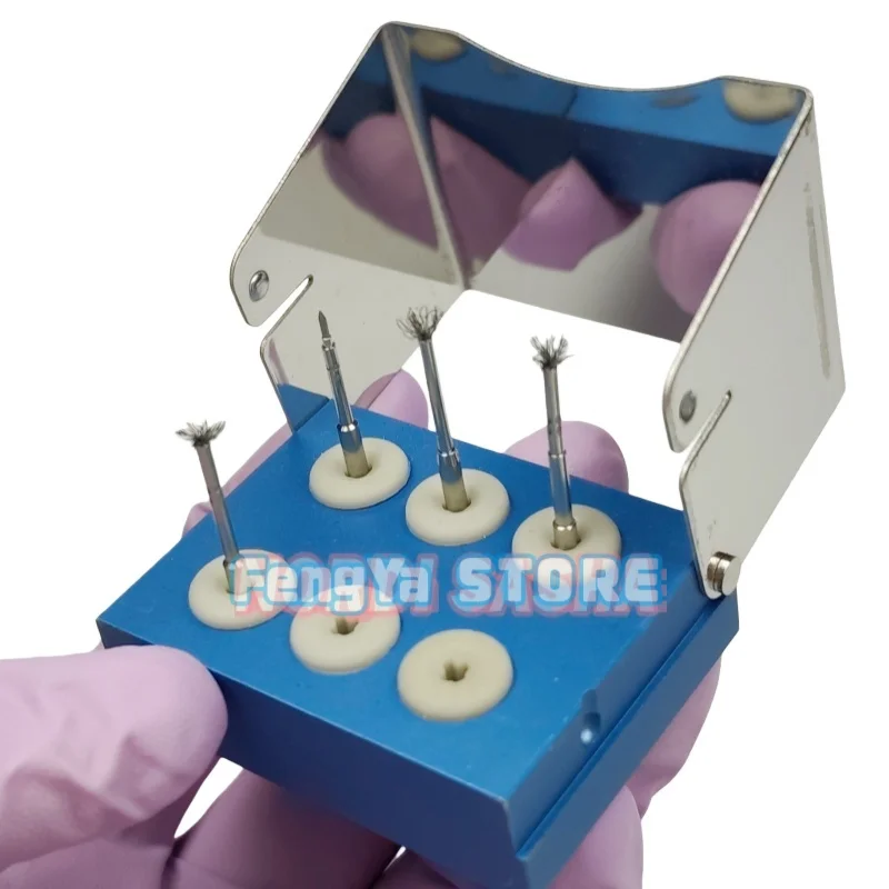 Autoclavable Dental Debridement Peri-Implantitis Implant Surface Threads Titanium Brush for Implant Restoration Maintenance