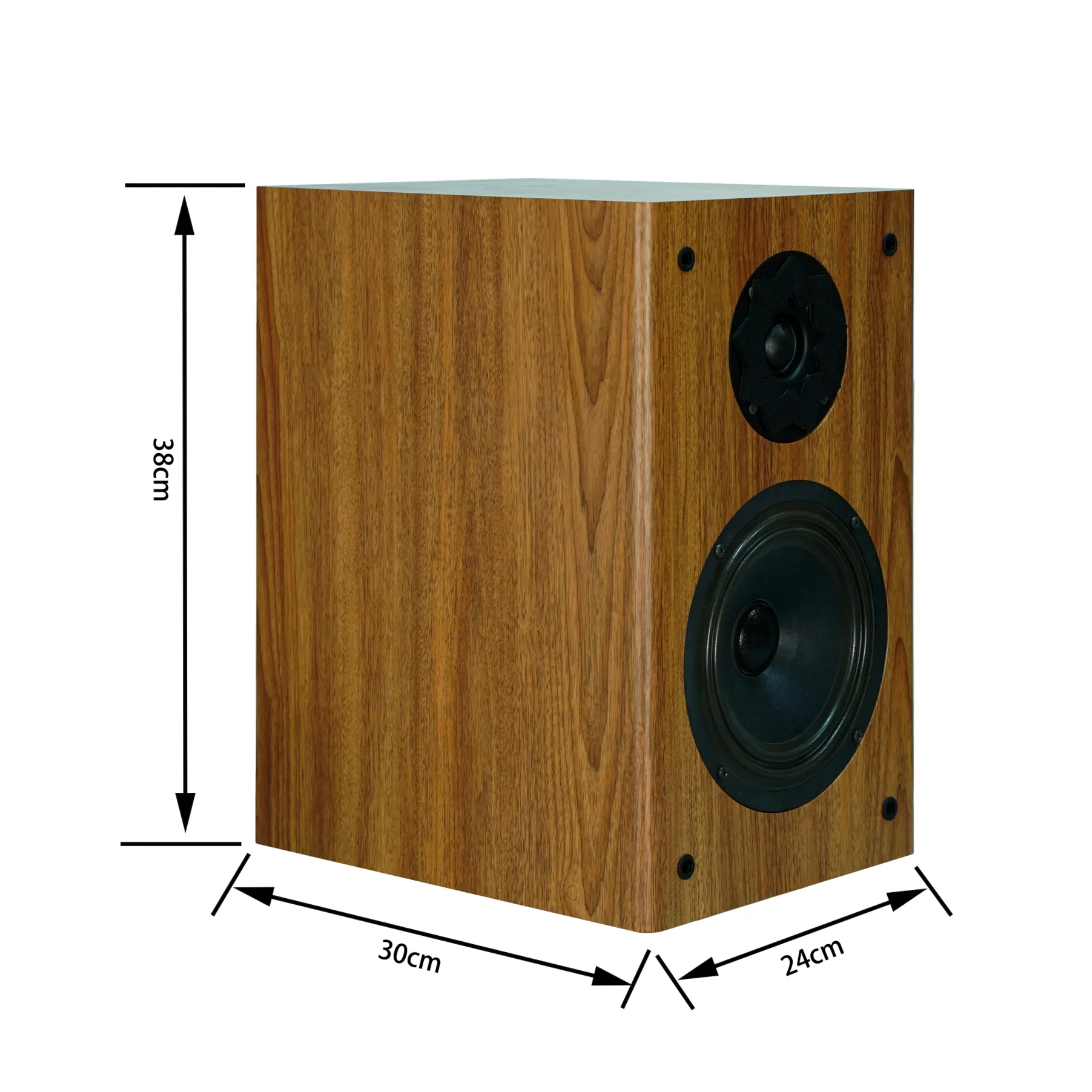 AVplay-B-65 de película de seda de 6,5 pulgadas, altavoz HiFi para estantería, sensibilidad de madera maciza Real, 89dB, 6ohm/10-100W, 30MM