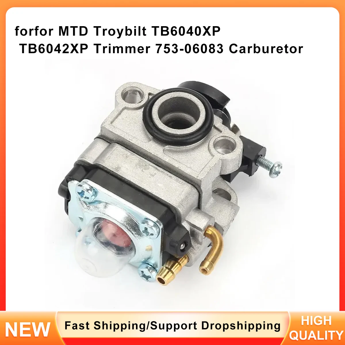 

Сменный карбюратор для триммера MTD Troy-Bilt TB6040XP TB6042XP | Заменяет OEM-деталь 753-06083