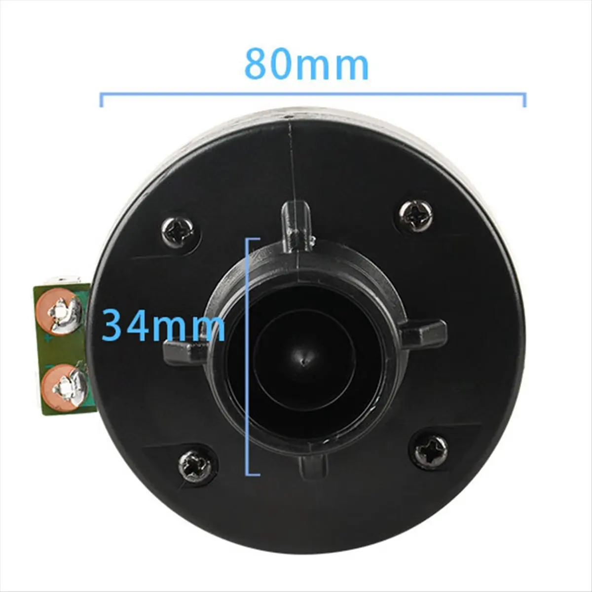 & L72A  80mm Treble Sound Horn High Frequency Driver Speaker 50W 4 Ohm 25.5mm Corded Powerful for Stage and Dance Event