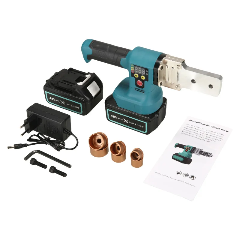 Factory Digital Display Lithium Battery Hot Melt Device Adjustable Temperature Wireless Water Pipe Hot Melt Welder Wireless Hot