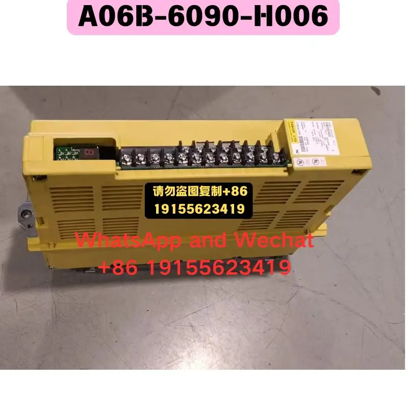 Used OEM disassembled parts A06B-6090-H006 Driver Functional test OK Fast delivery