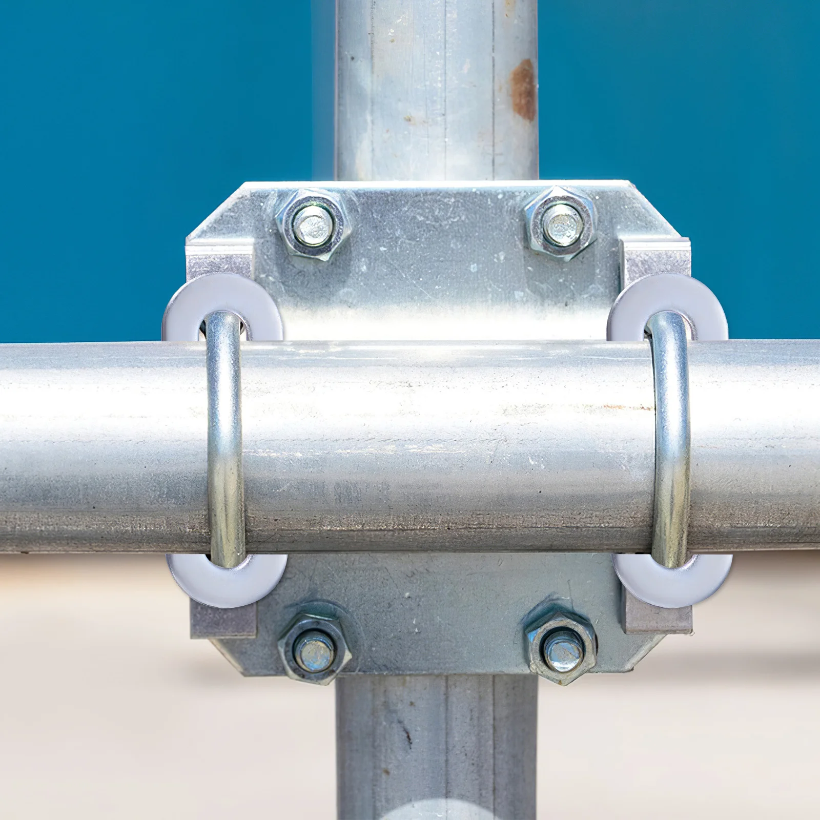 

6Pcs U Bolt Set Stainless Steel Round U-Shaped Bolts Hardware Marine Automotive Trailer Durable Sturdy Fasteners