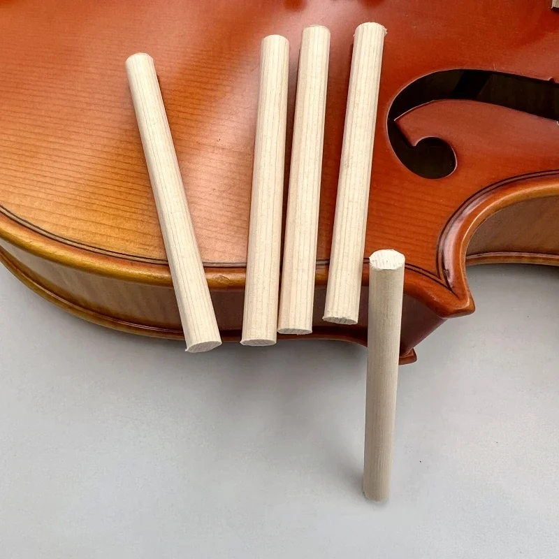 Post Cello Soundposts 10PCS Cello 4/4 3/4 1/2 1/4 Spruce Wood Column Speaker Sound Luthier Repair Bass parts