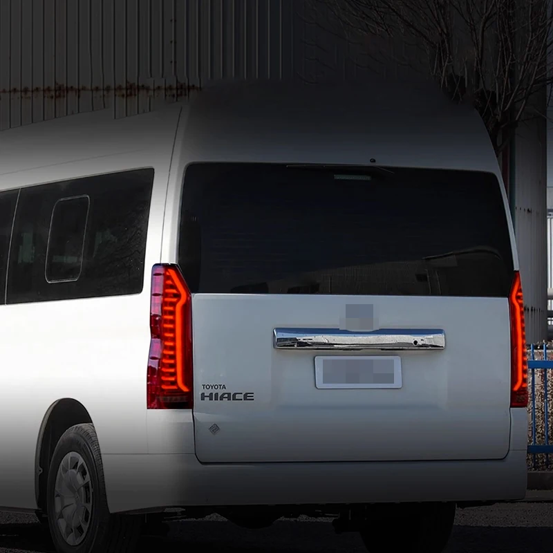 

For 2019-2025 Toyota HIACE 300 Series Tail Light Assembly, A Pair Of HIACE Modified LED Running Lights, Running Water
