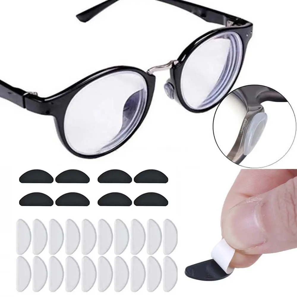 For Women Men Adhesive Silicone Arc Shape Children Glasses Support Eyeglasses Pads Glasses Nose Stick Korean Nose Pad