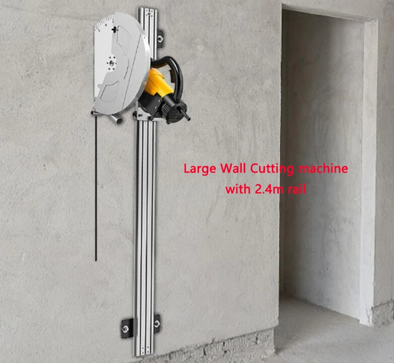 Dust-free Large Concrete Stone/Wall Cutting machine Water and Electricity Slotting machine Depth 26cm Electric Grooving machine