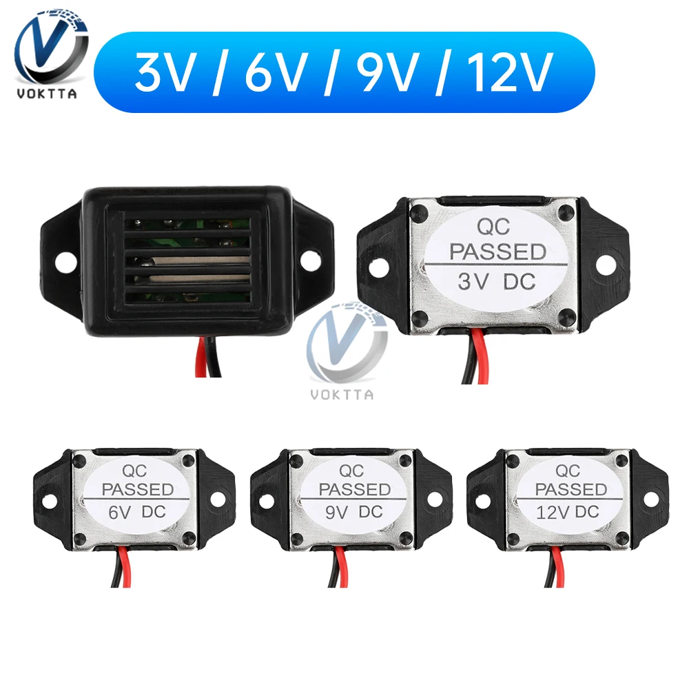 Mini buzzer d'alarme électronique, haut-parleur actif, 2315 décibels élevés, 3V, 6V, 9V, 12V, 85dB, 1PC
