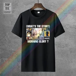 100% Cotton T Shirts Brand Clothing Tops Tees New Oasis What'S The Story Morning Glory Men'S T Shirt