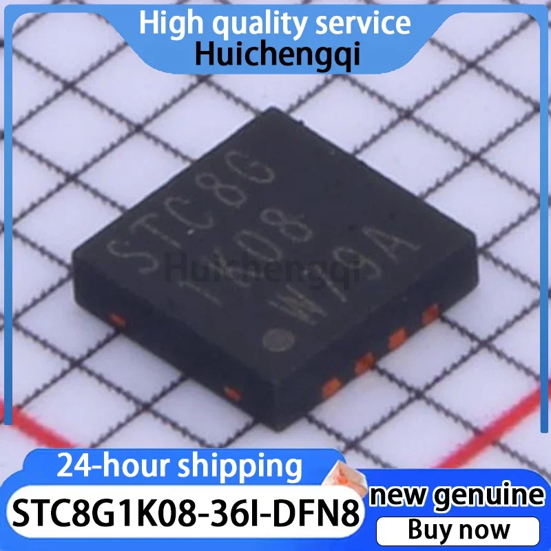 10PCS Genuine STC8G1K08-36I-DFN8 Microprocessor Microcontroller
