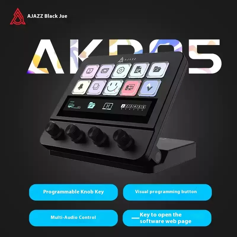 Ajazz Akp05 デスクトップヘルパー株式取売ライブストリーミング