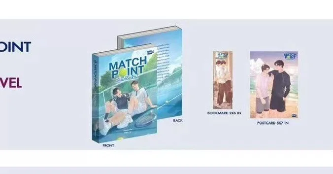 Official Thailand Star Teshowping Match Point Collectible Card Novel