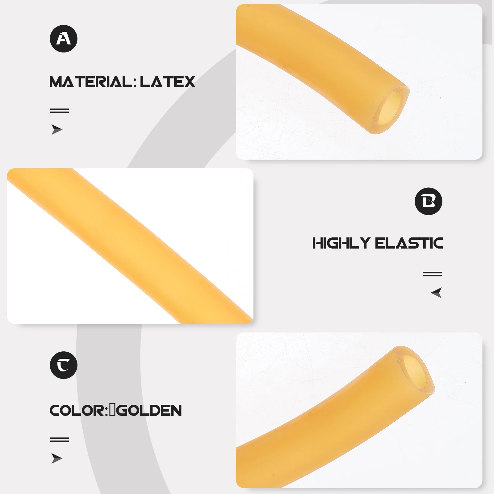 

Tourniquet Rubber Tube Hose Flexible Medical Elastic Surgical Emulsion Latex Tubing for Outdoor