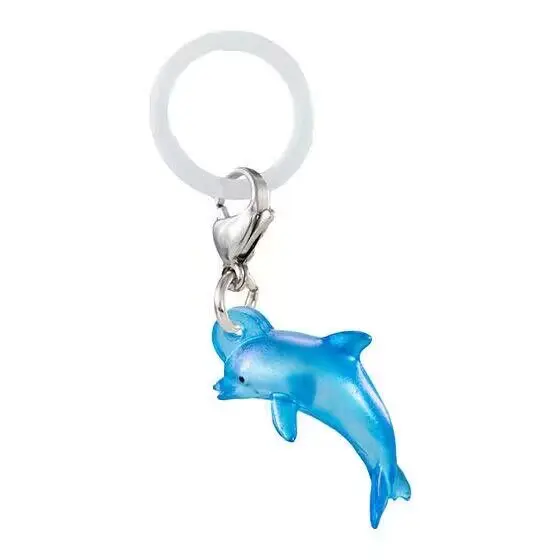 BANDAI Action Figures Model Dolphins and Whales Tag Small Ornaments Capsule Toys Ornament Original