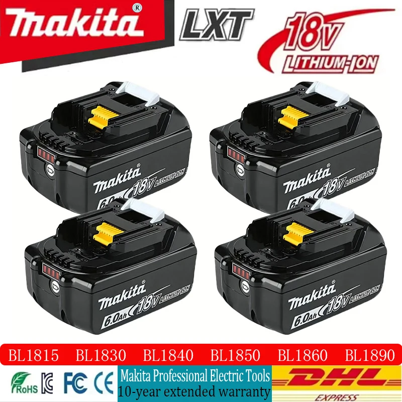 

BL1860B Original Makita 18V tools Battery 2Ah/3Ah/5Ah for 18v drill Replacement Batteries BL1830B BL1850B BL1815 BL1830 BL1840