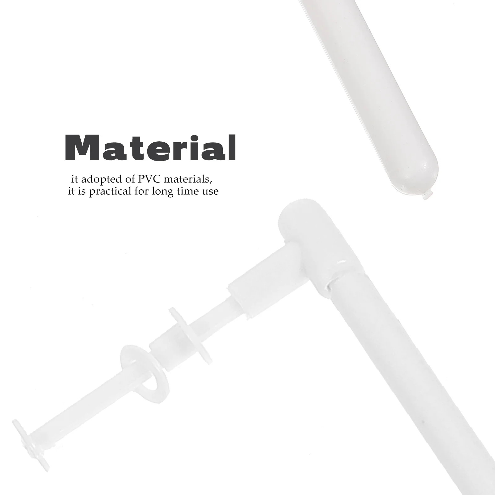 

10pcs Windmill Head Pieces Plastic Diy Pinwheel Rods For Garden Craft Replacement Parts Sturdy Handheld Supplies