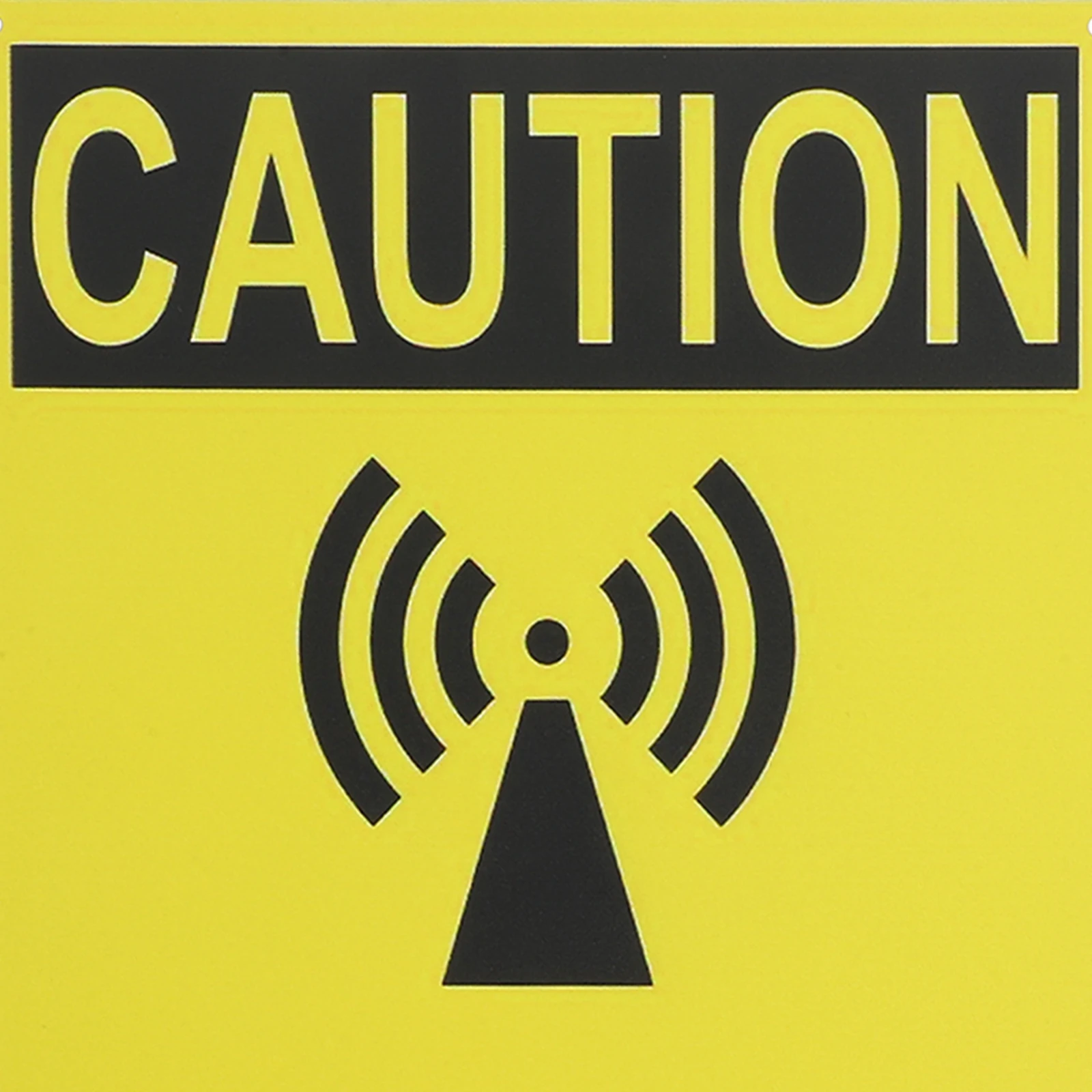 

Radio Frequency Wall Warning For Factory Warehouse Sturdy Board| Caution Sign| Wall Sign| Warning| Safety