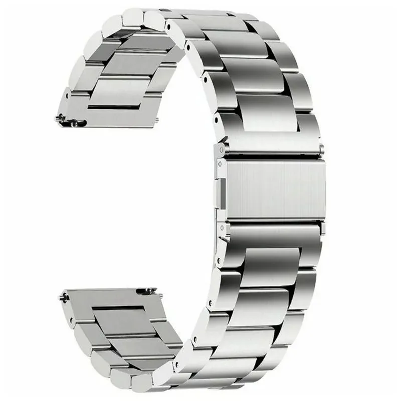 18mm 20mm 22mm Uhren armband Edelstahl armband, Schnell verschluss, Ersatz kompatibel mit Smartwatch, traditionelle Uhr