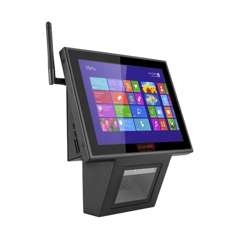 8 inch Android Window System POS Price Checker With 2D Barcode Scanner for Retail Store Price Checking