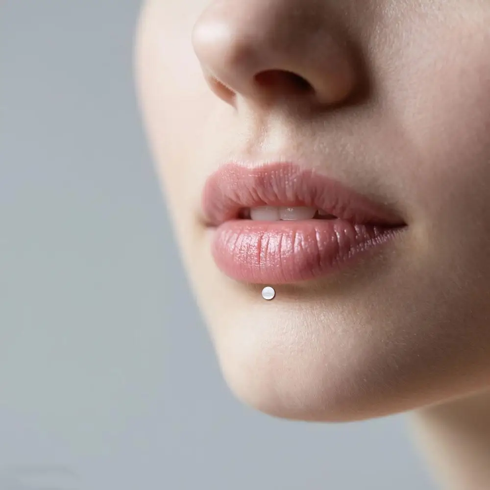 20pcs Set Clear Acrylic Nose Studs L-Shaped S-Shaped Nose Rings Ball Top Nose Fashio Piercing Jewelry Flexible Bone Retainer