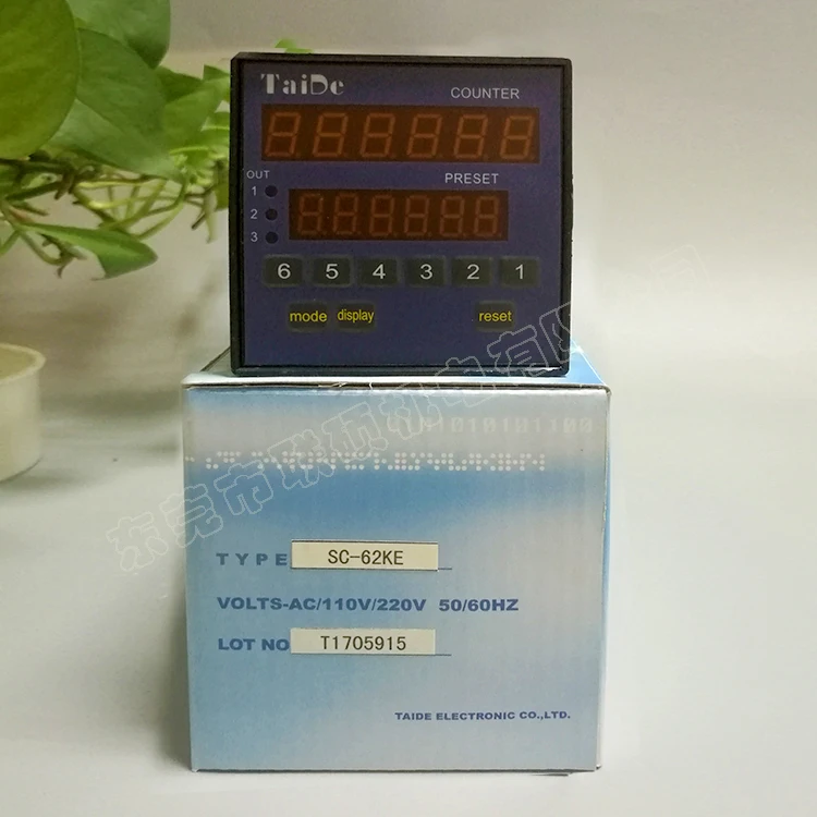 Taide/Taide Counter SC-62KE Analog Output Counter with Voltage DC0-10V