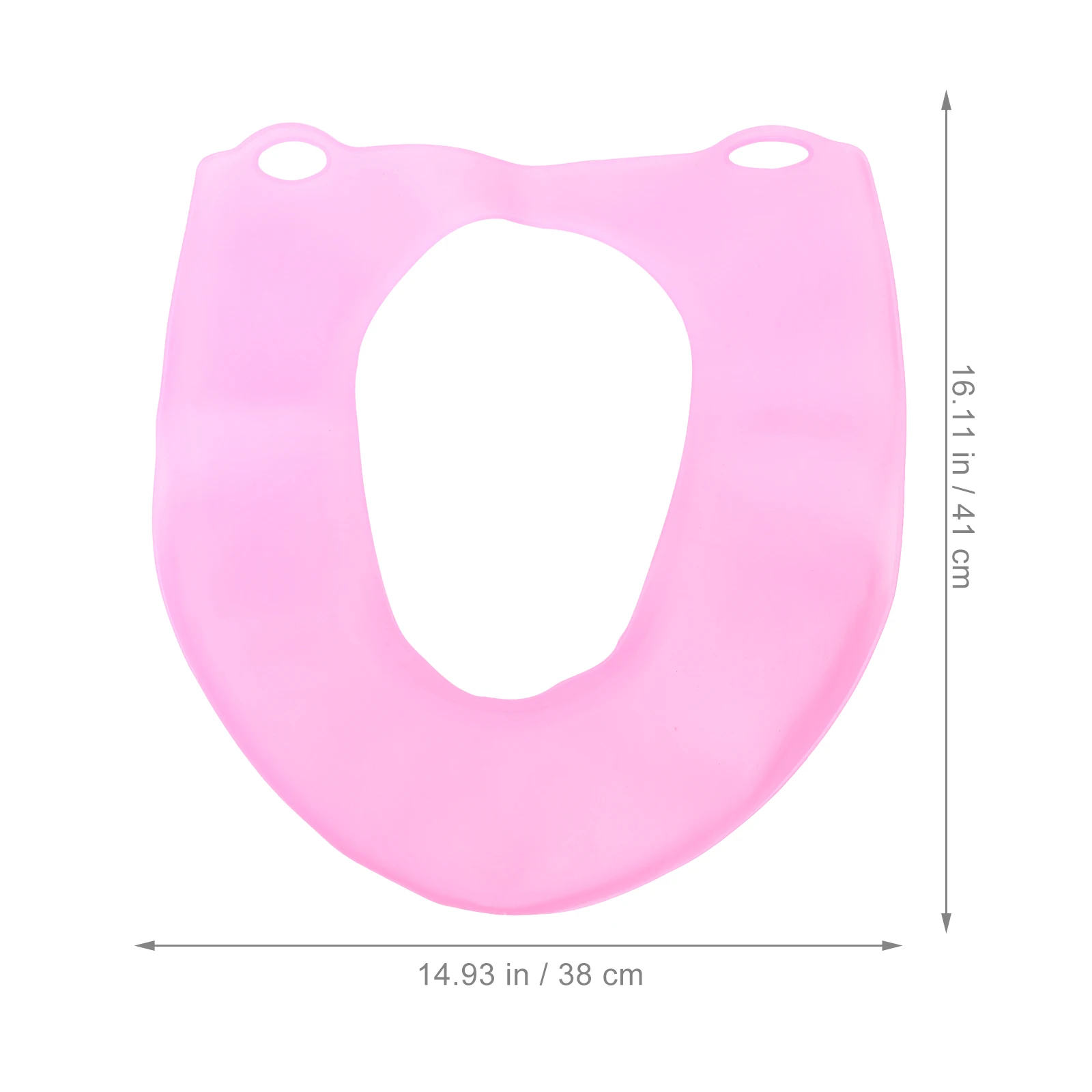 

1pc Toilet Seat Cushion Silicone Waterproof Reusable Foldable Portable Durable Household Bathroom Travel Accessory Cover Pad