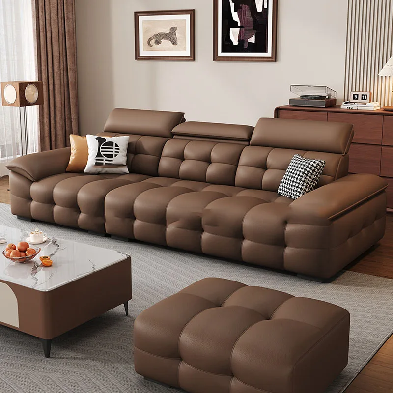 

Leather Modern Living Room Sofas Luxury Armchair Bedroom Floor Lounge Outdoor Sofa Relaxing Hallway Divano Postmodern Furniture