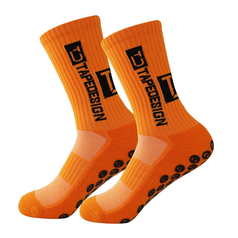 Calcetines deportivos de fútbol, medias de goma antideslizantes para ciclismo, correr, Yoga, baloncesto, 38-45 colores