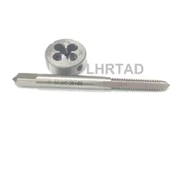 HSS Unified thread 12 24 tap die set UNC UN 12-24 6-32 UNC4-40 0-80 1-64 2-56 5-40 UNC8-32 10-24 straight Fluted machine tap die