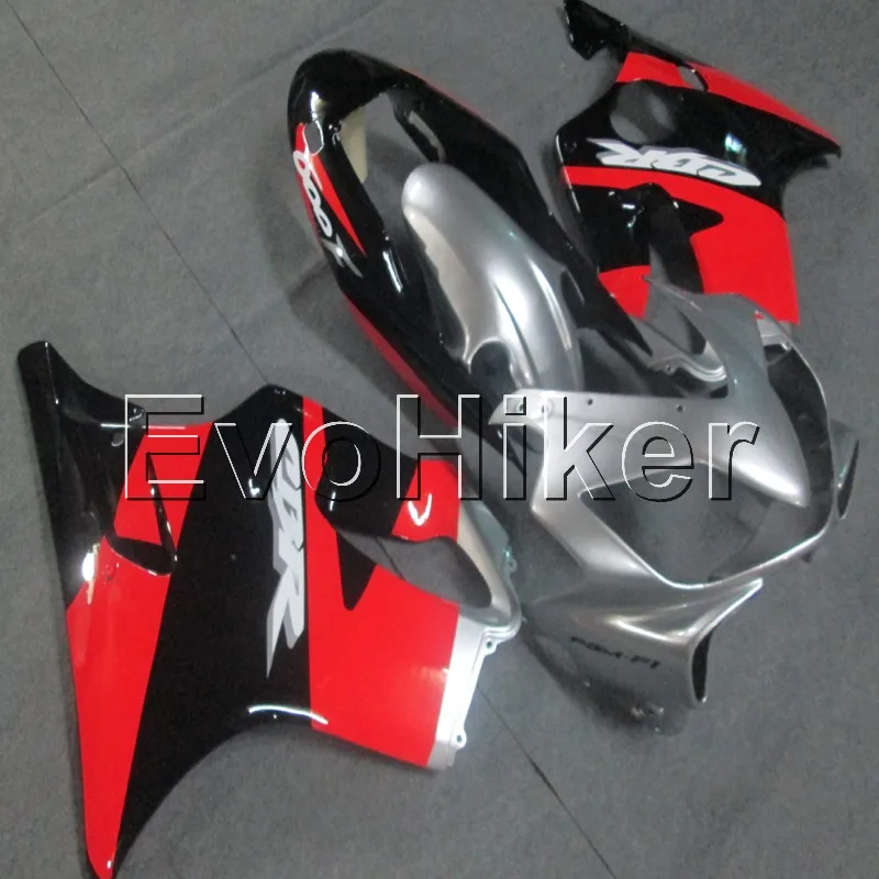 injection Fairings kit for CBR600 F4i 2004 2005 2006 2007 red silver black CBR 600 F4i 04 05 06 07 ABS Plastic Bodywork Set