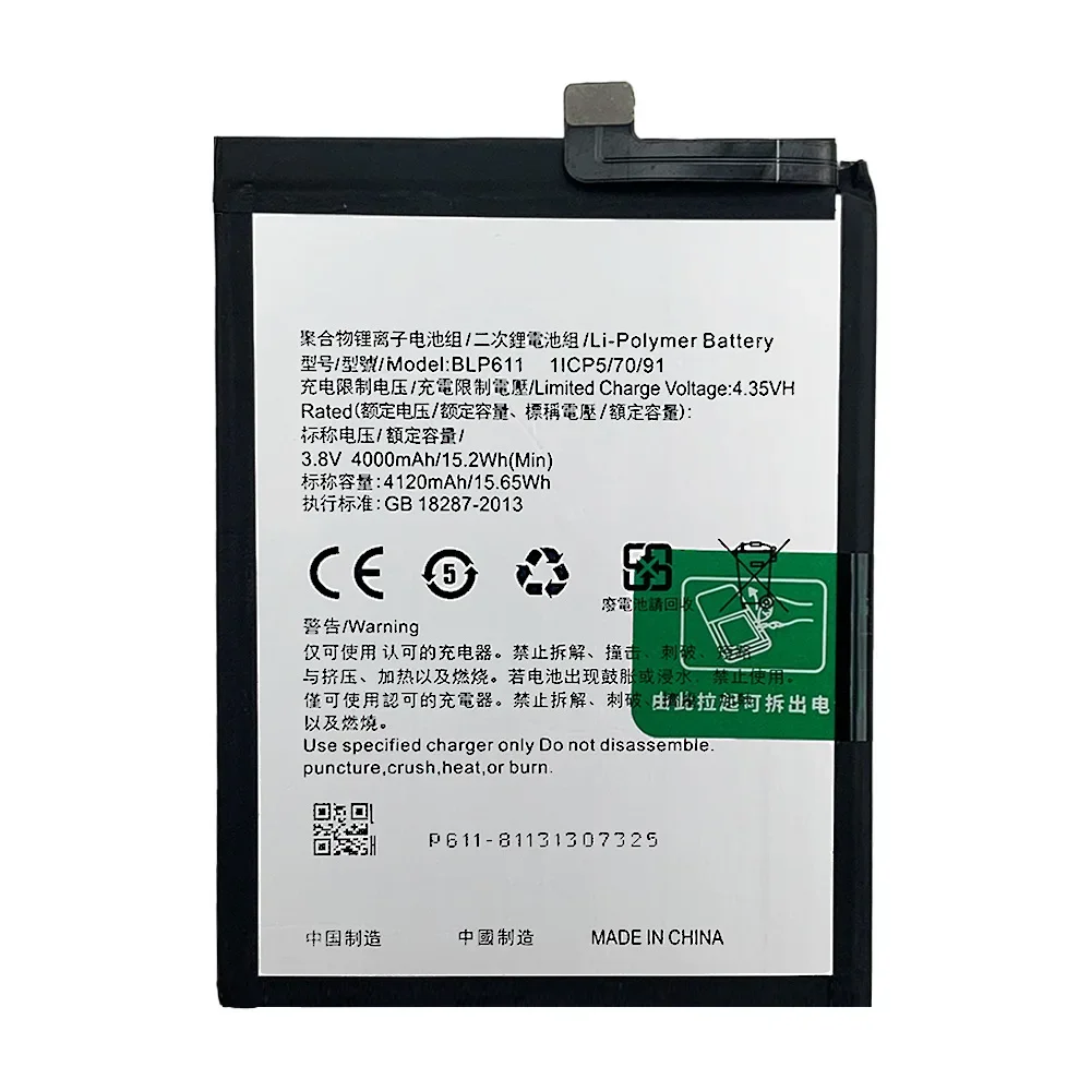 High Quality Replacement Battery For OPPO BLP-611 R9 PLUS R9+ 4120mAh Mobile Phone New Lithium Batteries