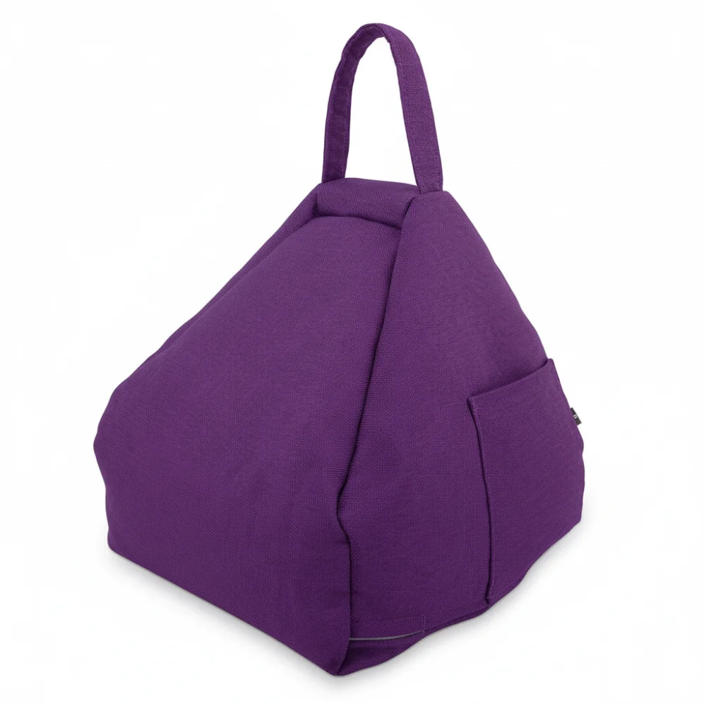 with Side Pocket Tablet Pillow Stand for Lap Soft Colorful Bean Bag Cushion Ergonomic Support up to 12.9in Reading Pillow Travel